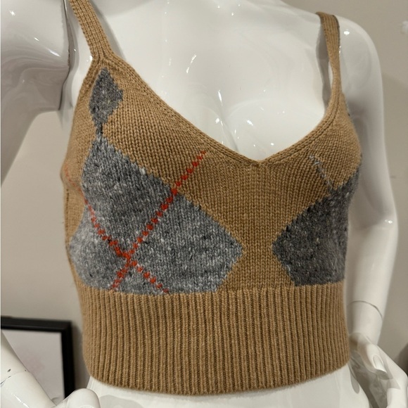 POLO RALPH LAUREN
Argyle Wool-Cashmere-Blend
Bralette Sz : M - Picture 6 of 12